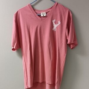Jadelynn Brooke Pink V-Neck Men’s Shirt